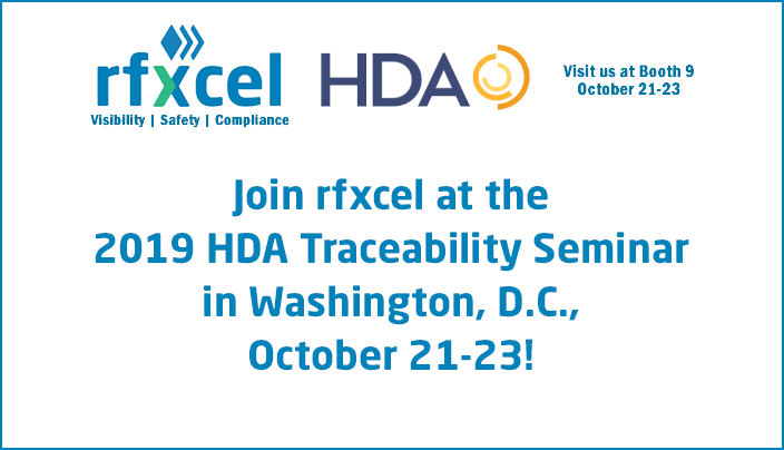Join rfxcel at the HDA 2019 Traceability Seminar!
