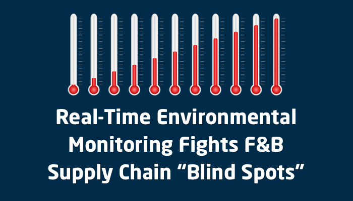 Real-time supply chain environmental monitoring