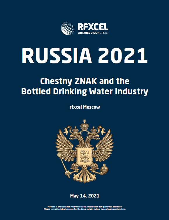 Chestny ZNAK e a indústria de água potável engarrafada - 14 de maio de 2021