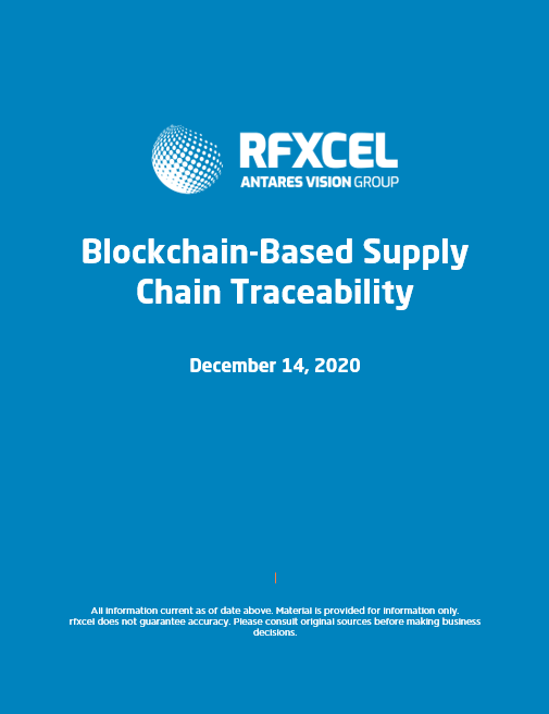 Traçabilité de la chaîne d'approvisionnement basée sur la blockchain (décembre 2020)