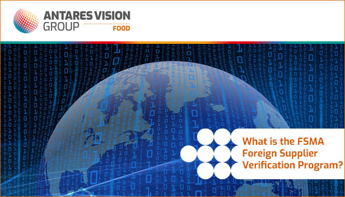Изображение Земли, связанное цифровой информацией, иллюстрирует Программу проверки иностранных поставщиков FSMA.